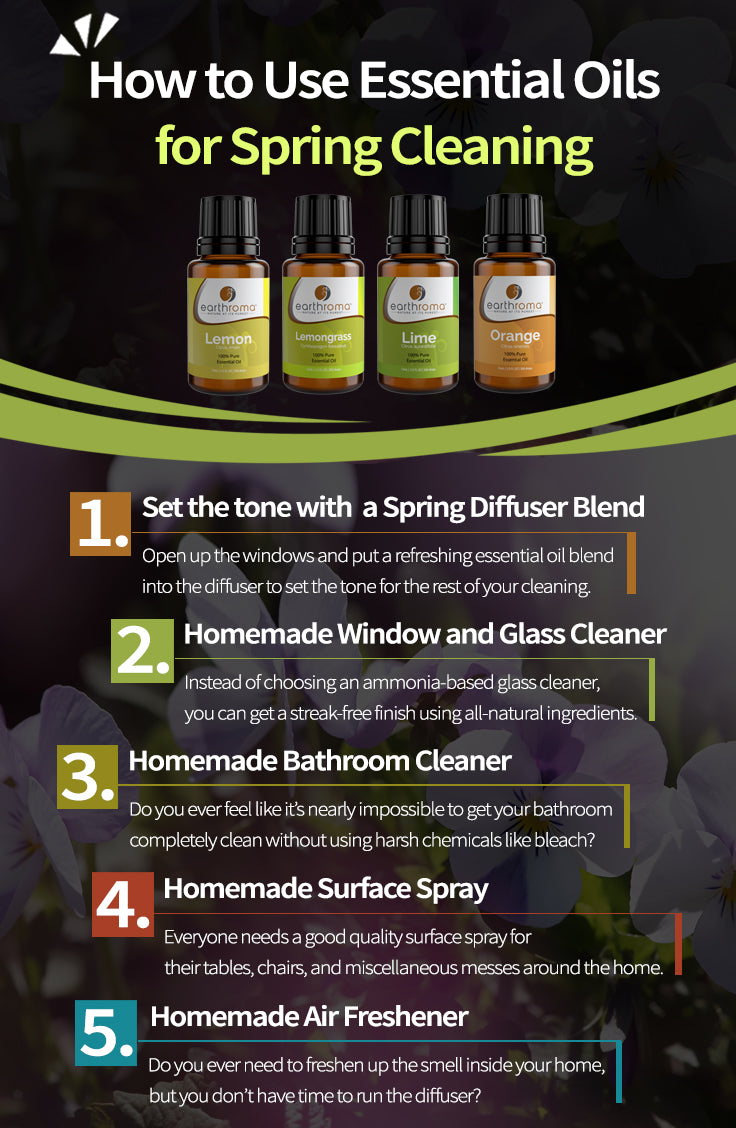 How to Use Essential Oils for Spring Cleaning