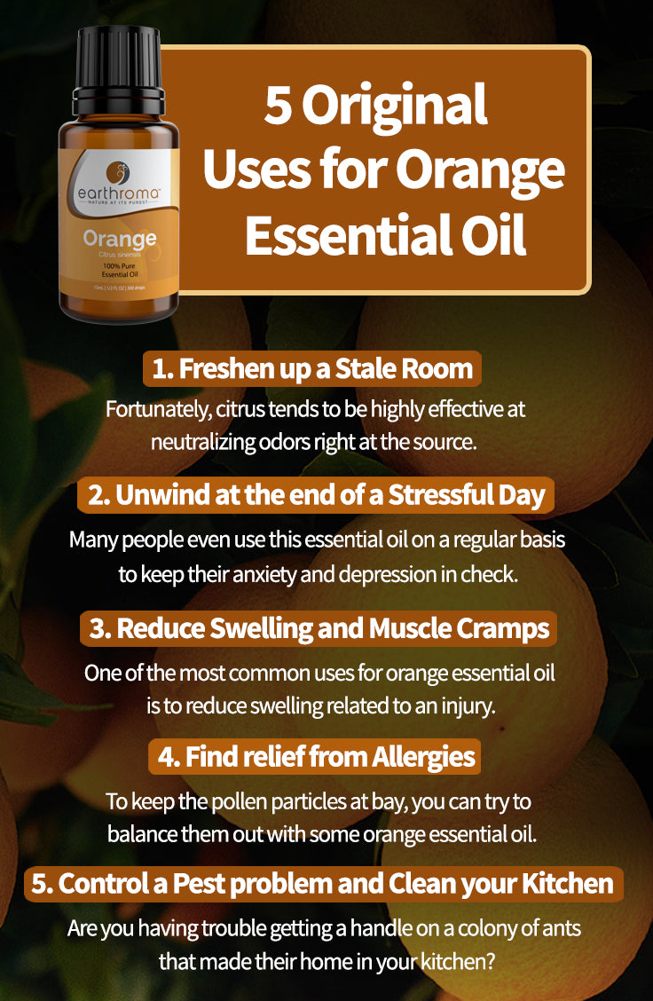 5 Original Uses for Orange Essential Oil