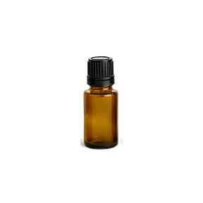 15 ML Amber Bottle W/ Dropper (4 Pack)